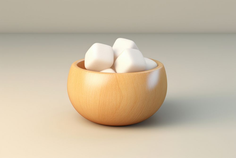 Sugar cube bowl lighting white. 