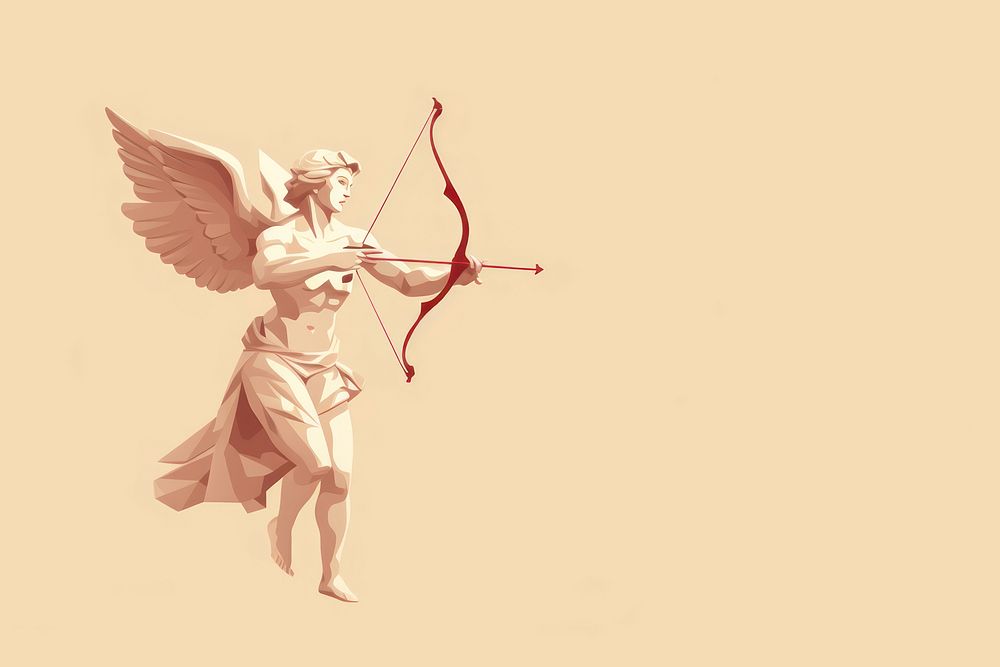 Cupid representation creativity weaponry. AI generated Image by rawpixel.