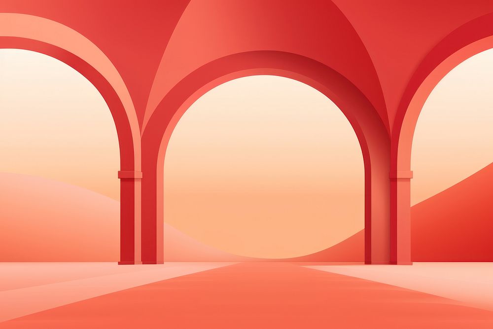 Arch architecture backgrounds wall. AI generated Image by rawpixel.
