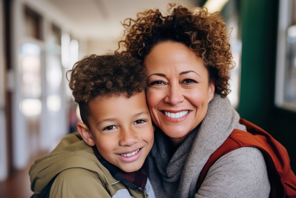 Cheerful laughing portrait child. AI generated Image by rawpixel.