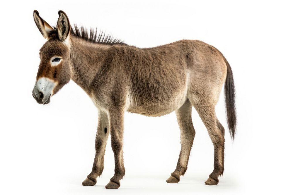Donkey animal mammal horse. AI generated Image by rawpixel.