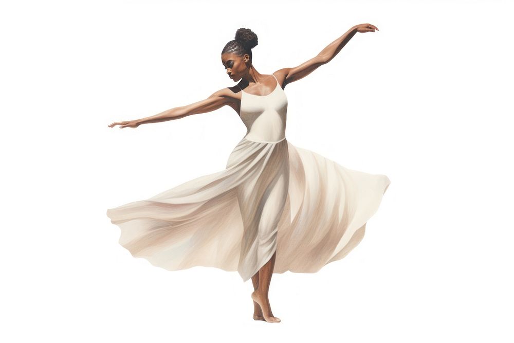 Black woman dance fashion dancing wedding. AI generated Image by rawpixel.