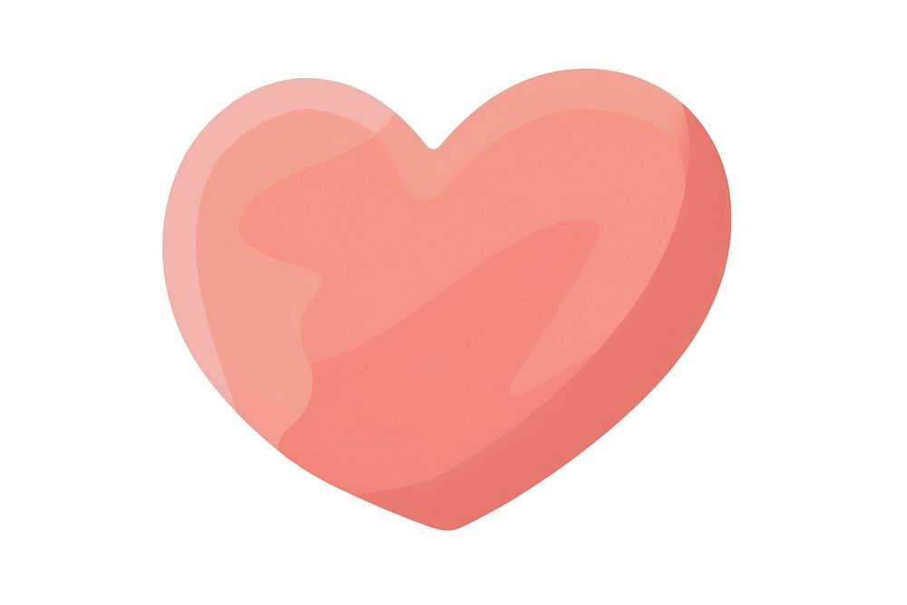 Heart white background cartoon circle. 