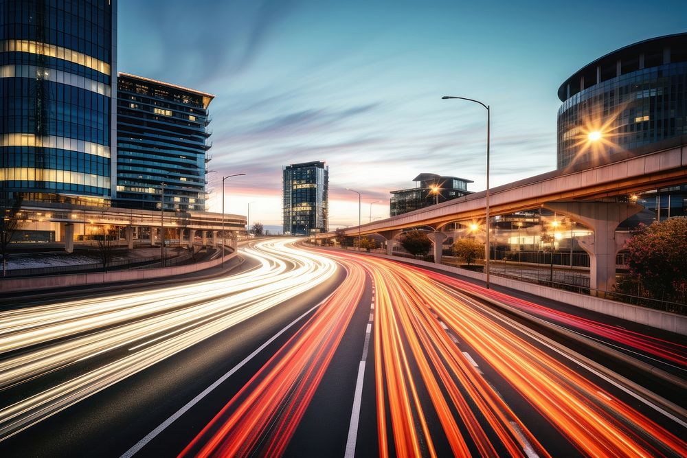 City road architecture metropolis.