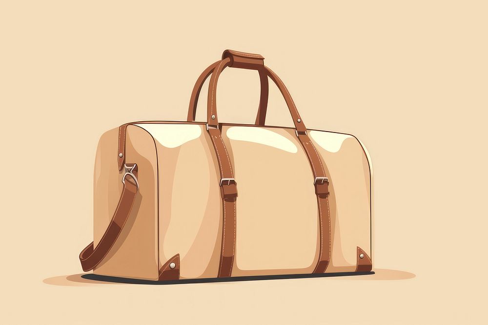 Travel bag handbag luggage accessories. AI generated Image by rawpixel.