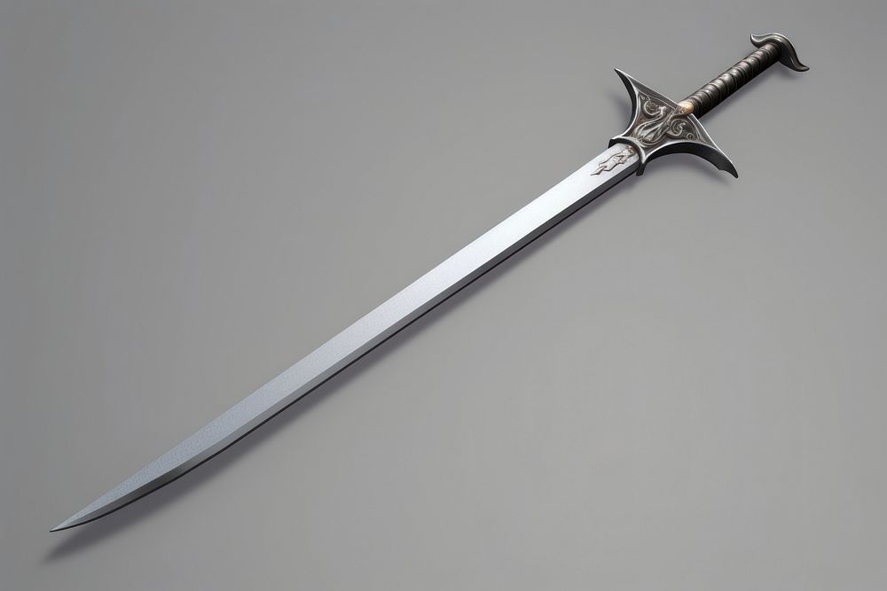 Weapon sword blade dagger. AI generated Image by rawpixel.