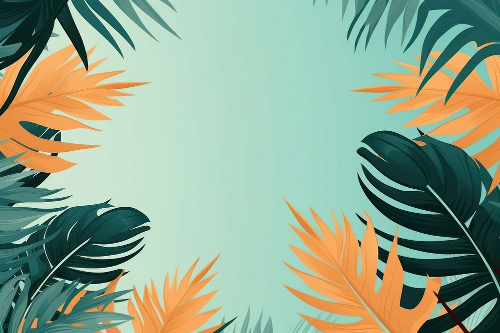Vector tropical cover design backgrounds outdoors tropics. AI generated Image by rawpixel.