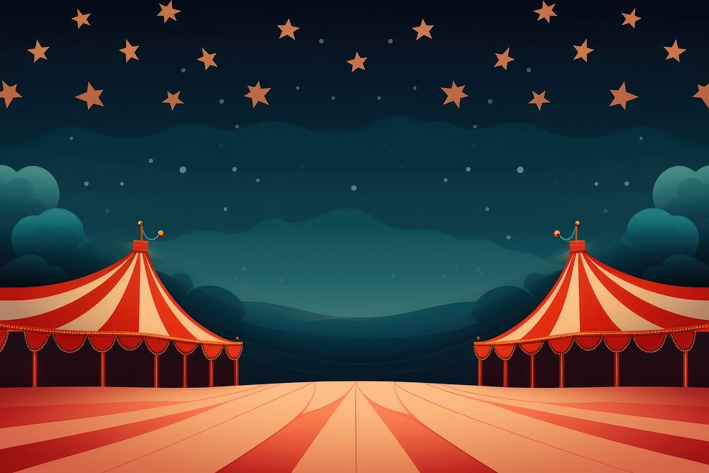 Circus constellation architecture illuminated. AI generated Image by rawpixel.