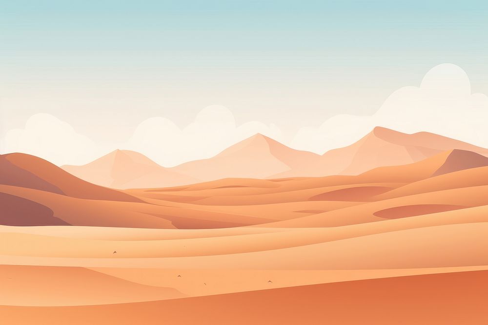 Desert backgrounds landscape outdoors. 