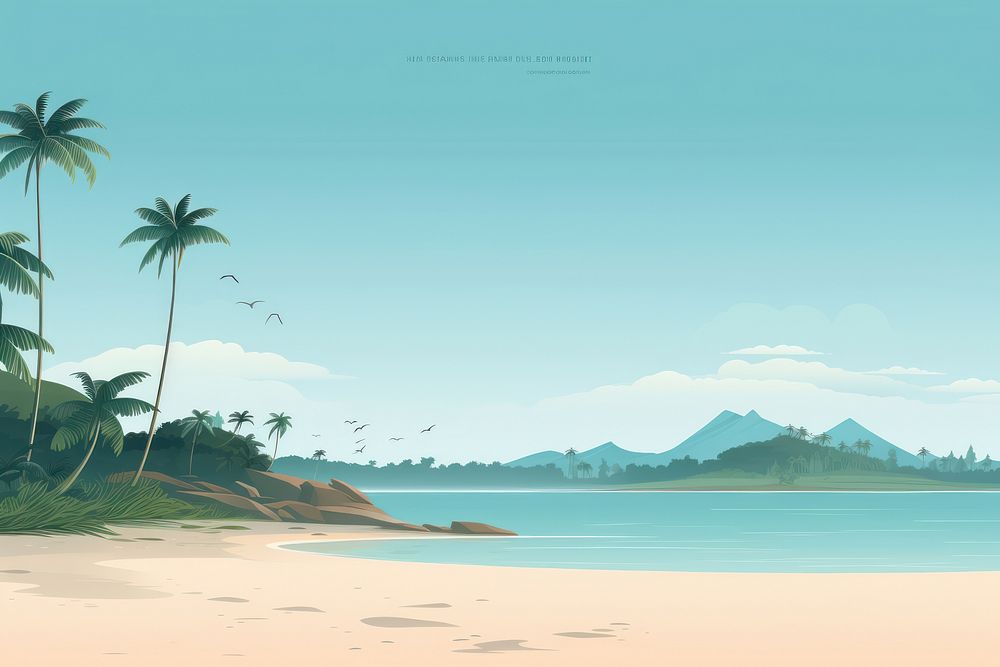 Indonesian island nature landscape outdoors. AI generated Image by rawpixel.