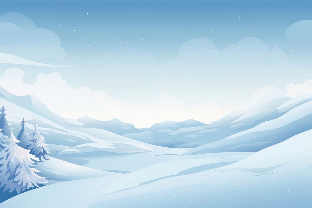 Snow hillside winter landscape backgrounds outdoors nature. 