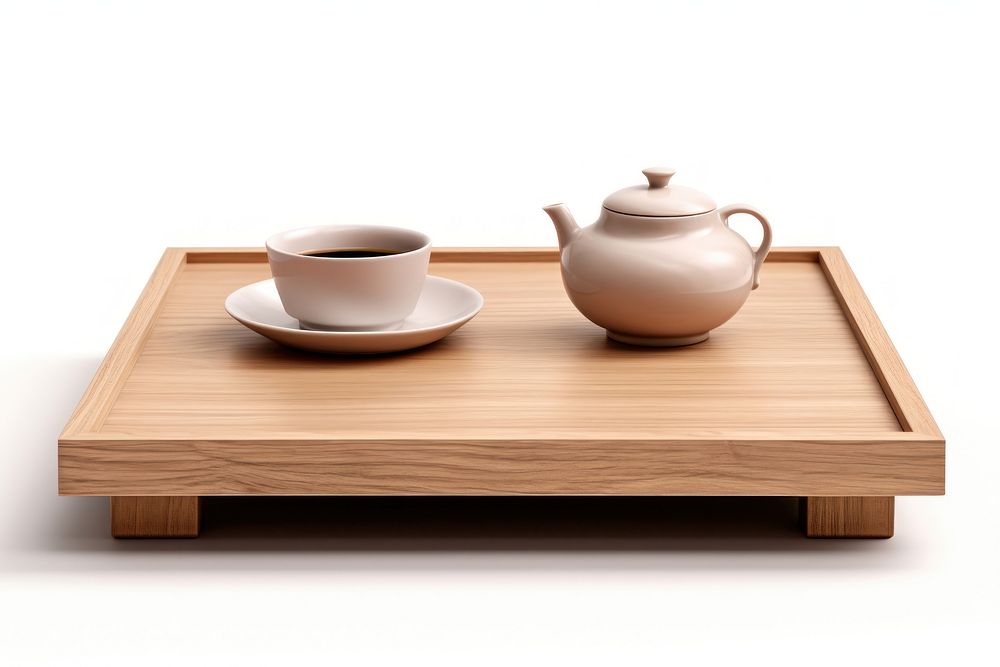 Coffee table furniture teapot cup. AI generated Image by rawpixel.