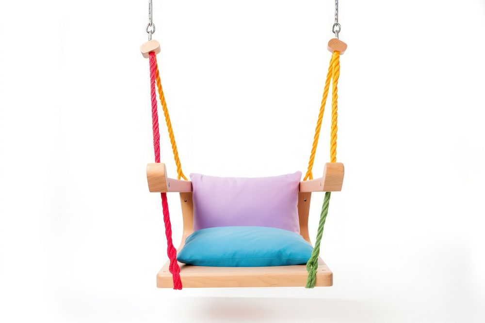 Swing furniture toy white background. AI generated Image by rawpixel.
