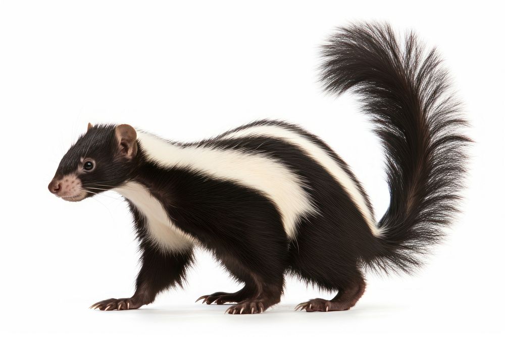 Skunk wildlife animal mammal. AI generated Image by rawpixel.