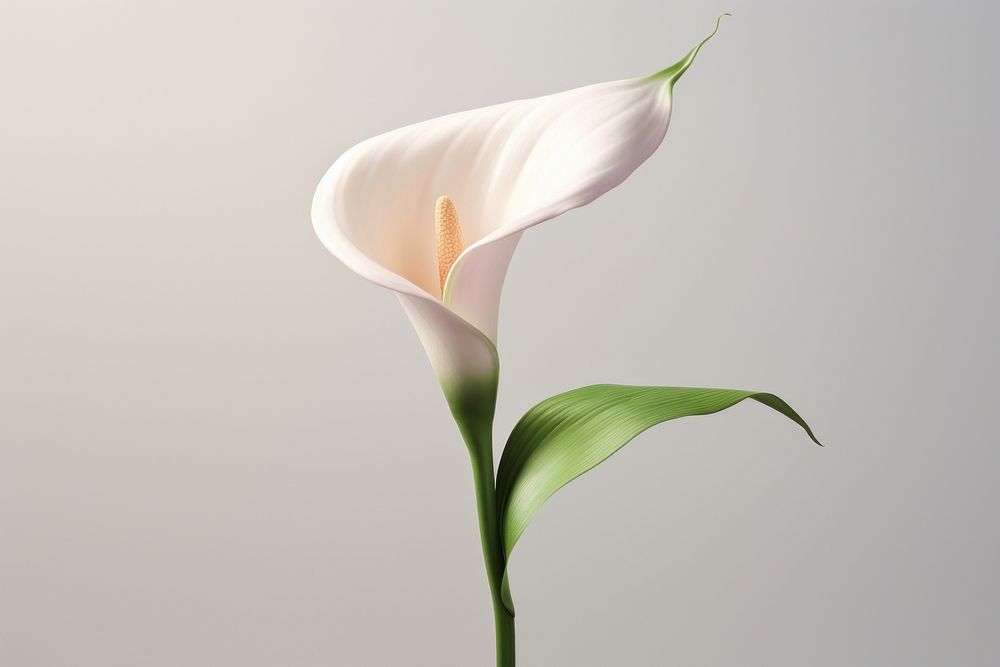 Calla Lily flower petal plant. AI generated Image by rawpixel.