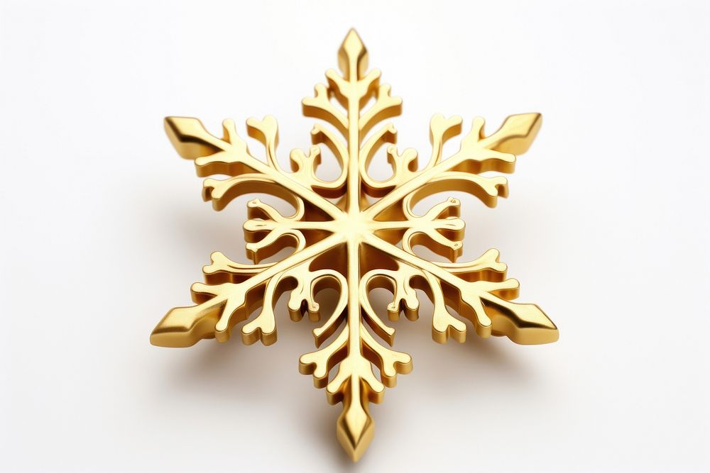 Gold snow celebration decoration. AI generated Image by rawpixel.