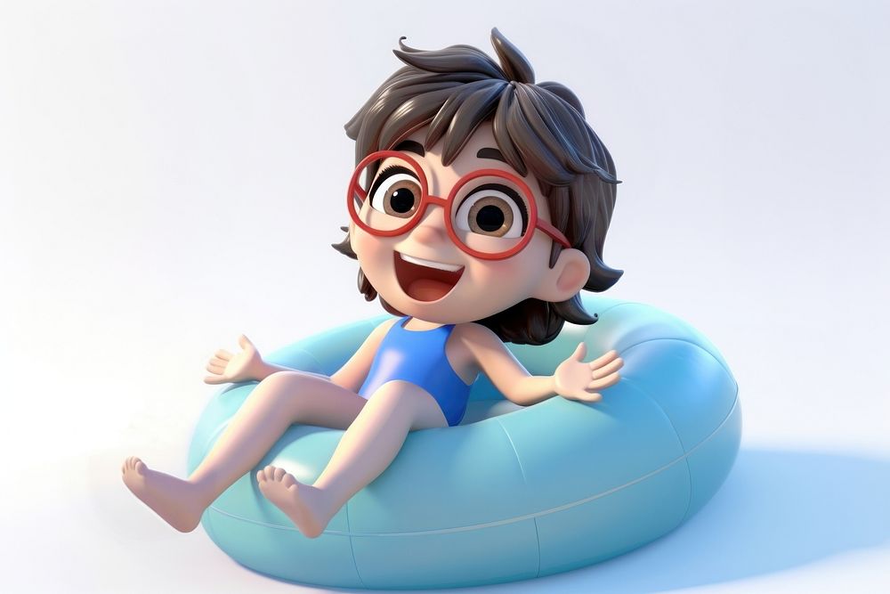 Inflatable representation relaxation happiness. AI generated Image by rawpixel.