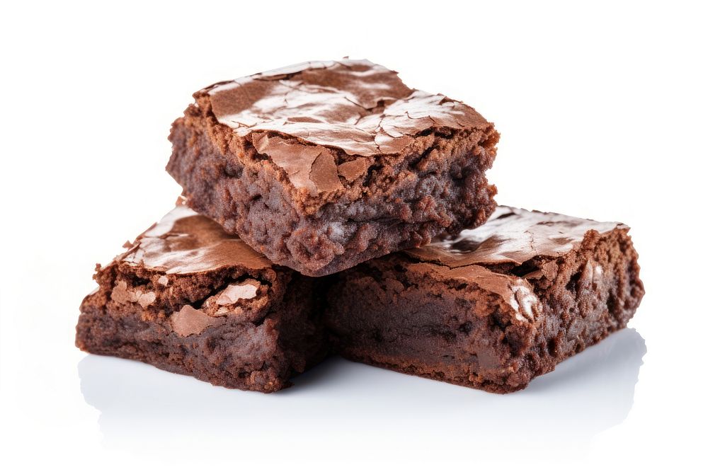 Chocolate brownies confectionery dessert food. AI generated Image by rawpixel.