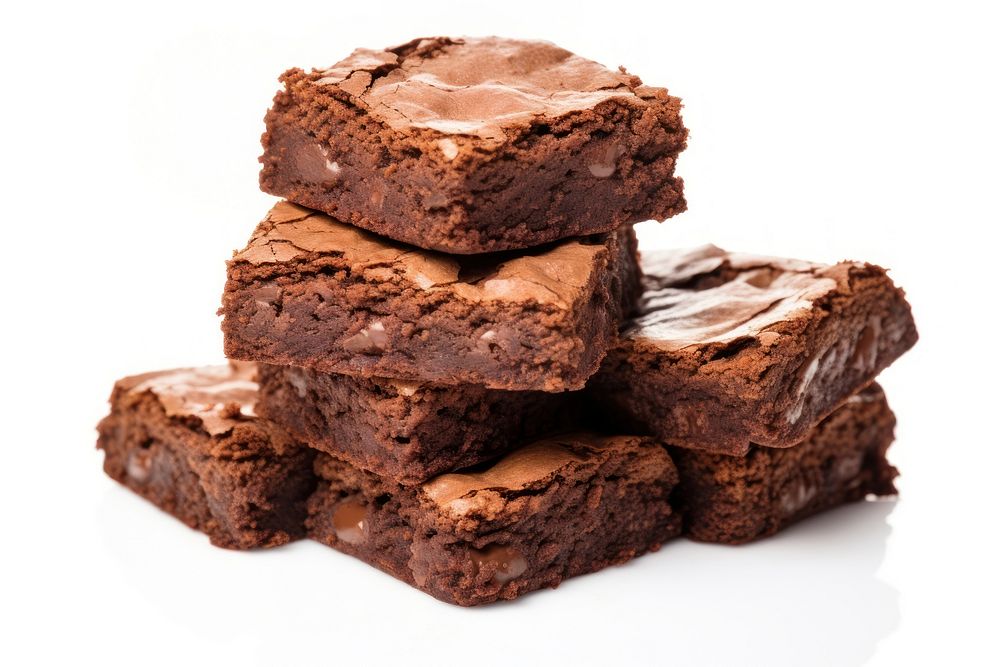 Chocolate brownies confectionery dessert food. AI generated Image by rawpixel.