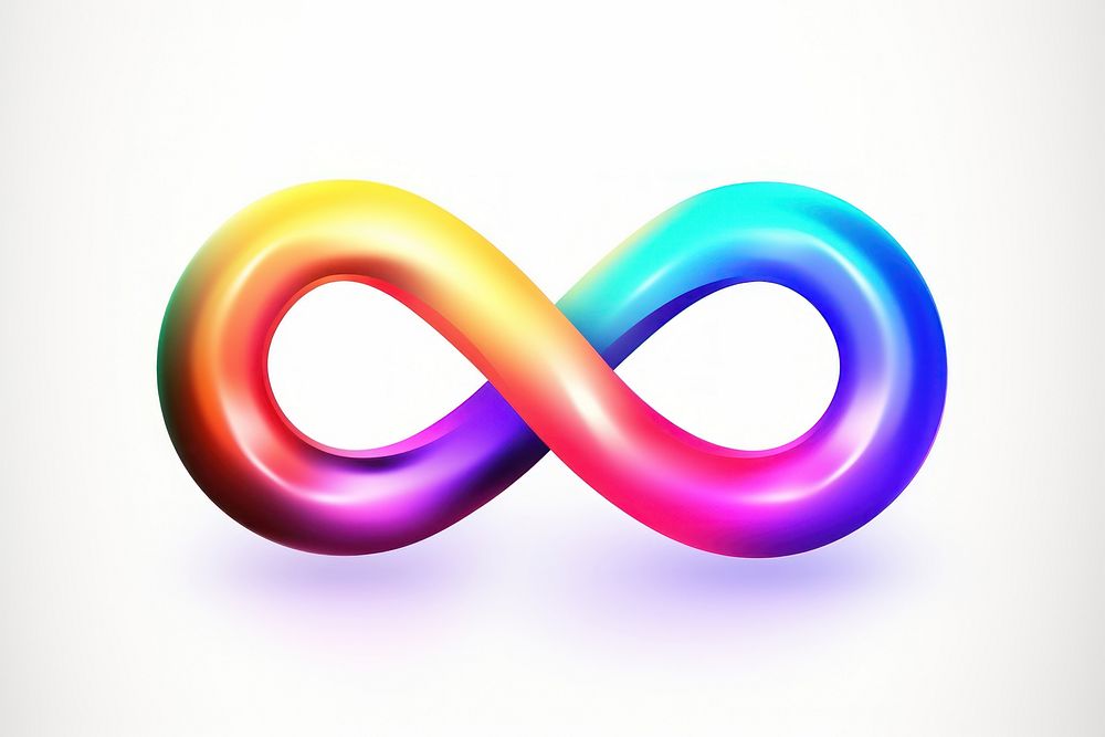 Infinity technology creativity abstract. AI generated Image by rawpixel.