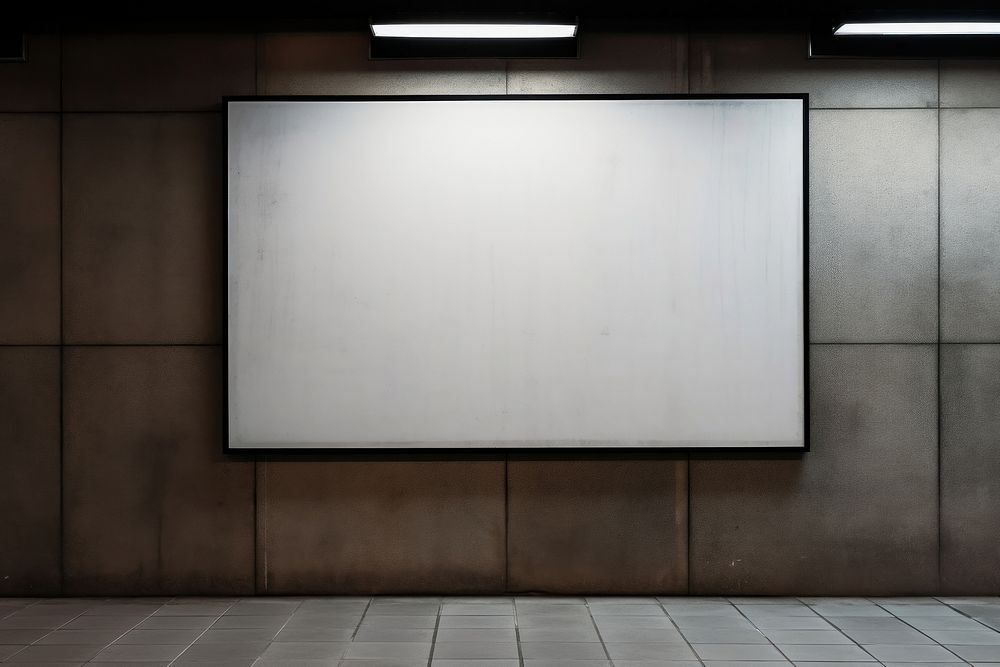 Blank screen wall architecture electronics.