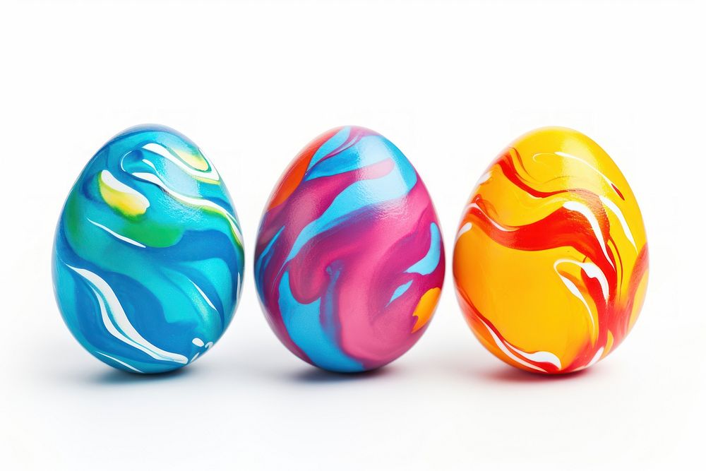 Easter eggs painted ball celebration creativity. AI generated Image by rawpixel.