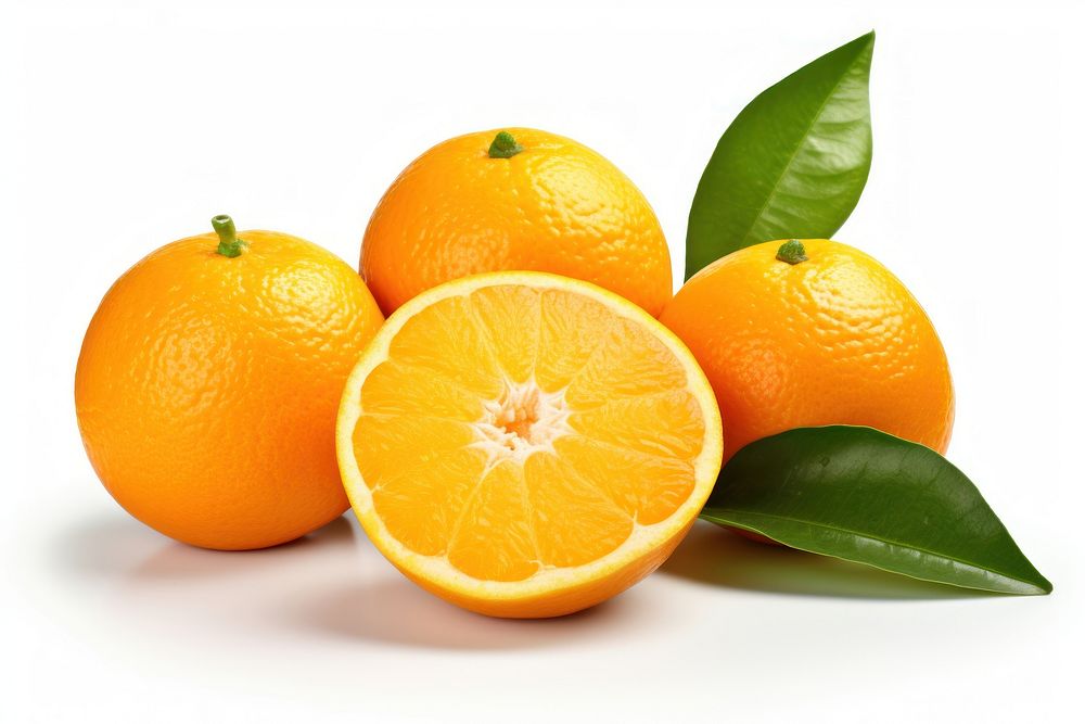 Fresh mandarin orange grapefruit plant food. 