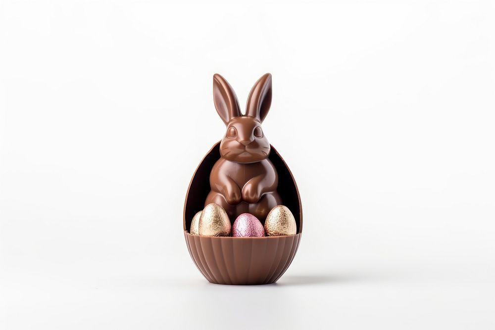 Chocolate easter mammal bunny. AI generated Image by rawpixel.