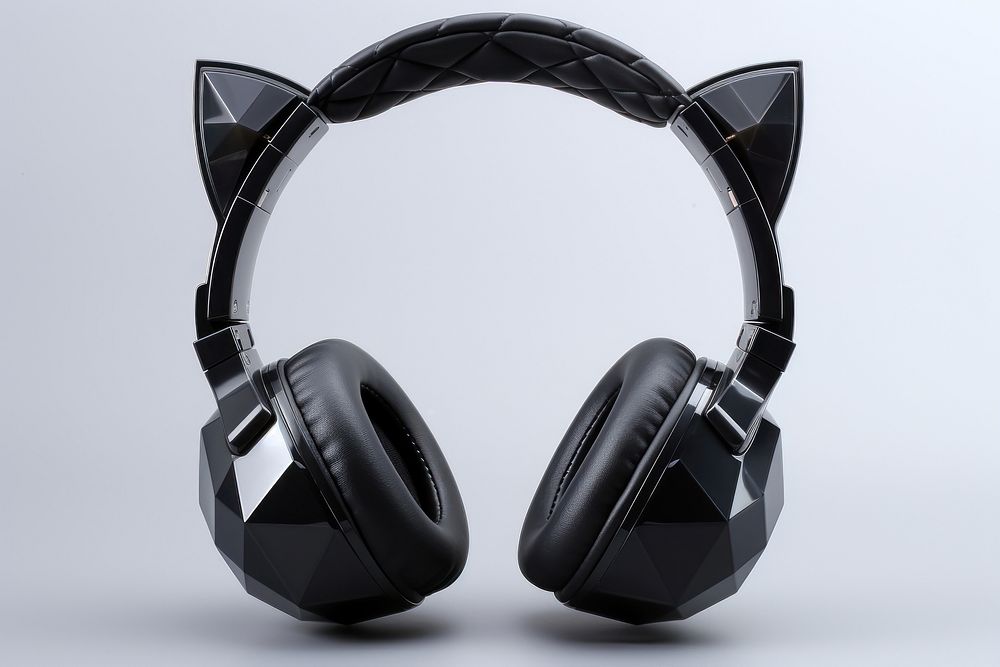 Sound stereo headphone headphones headset electronics. AI generated Image by rawpixel.