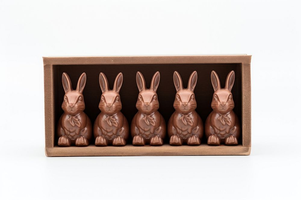 Chocolate head bunny animal mammal easter. AI generated Image by rawpixel.