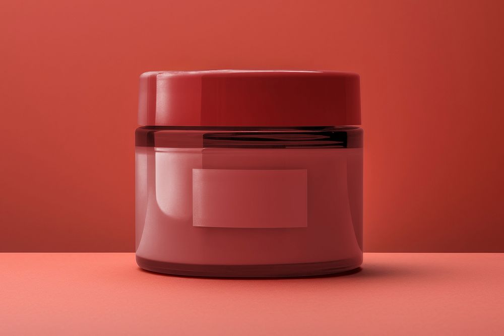Skincare jar, product packaging design