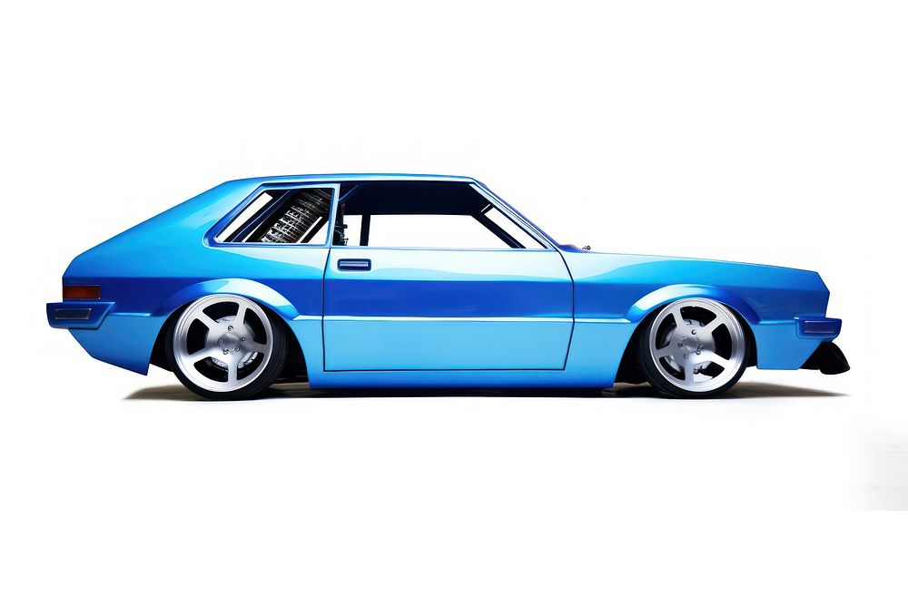 Bosozoku car vehicle wheel blue. AI generated Image by rawpixel.
