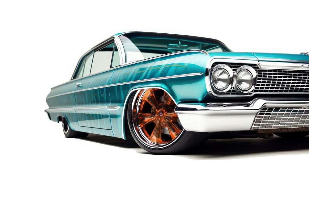 Lowrider car vehicle wheel. AI generated Image by rawpixel.