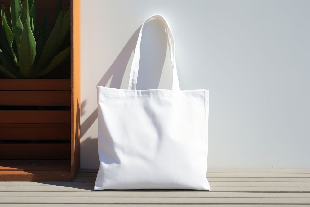 Tote bag handbag white accessories. 