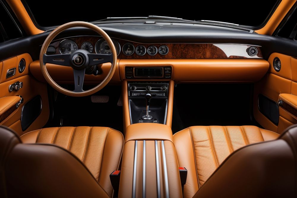Car Interior car vehicle luxury. AI generated Image by rawpixel.