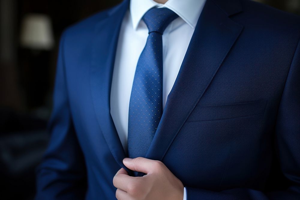 Suit tie necktie adult. AI generated Image by rawpixel.