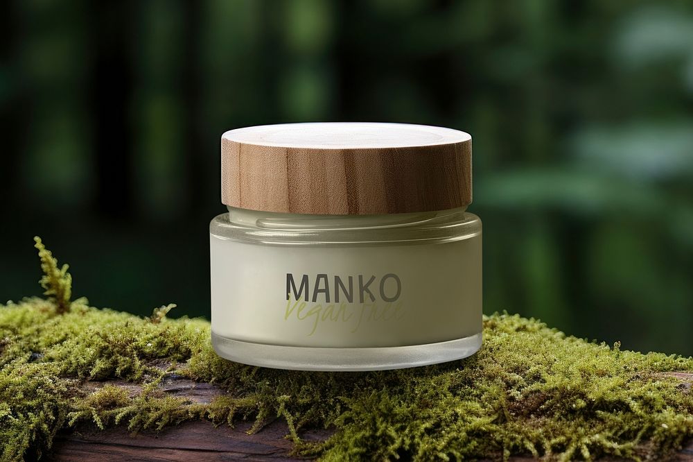 Cosmetic jar  mockup psd