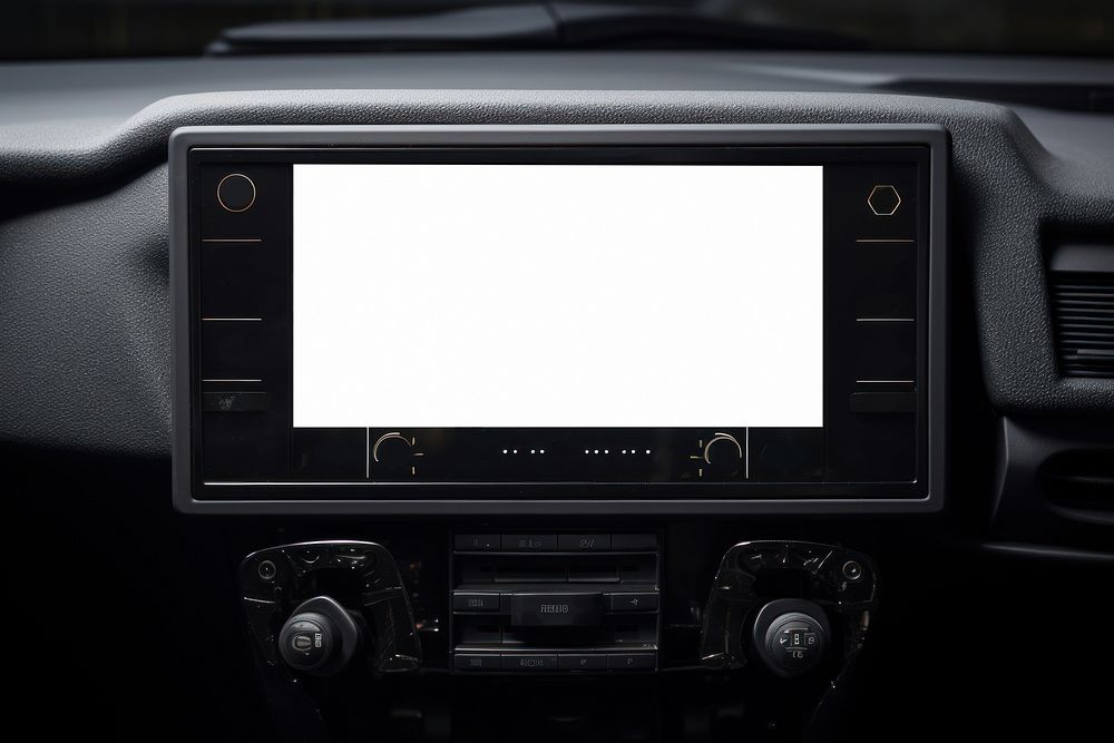 Navigation device screen electronics vehicle. AI generated Image by rawpixel.