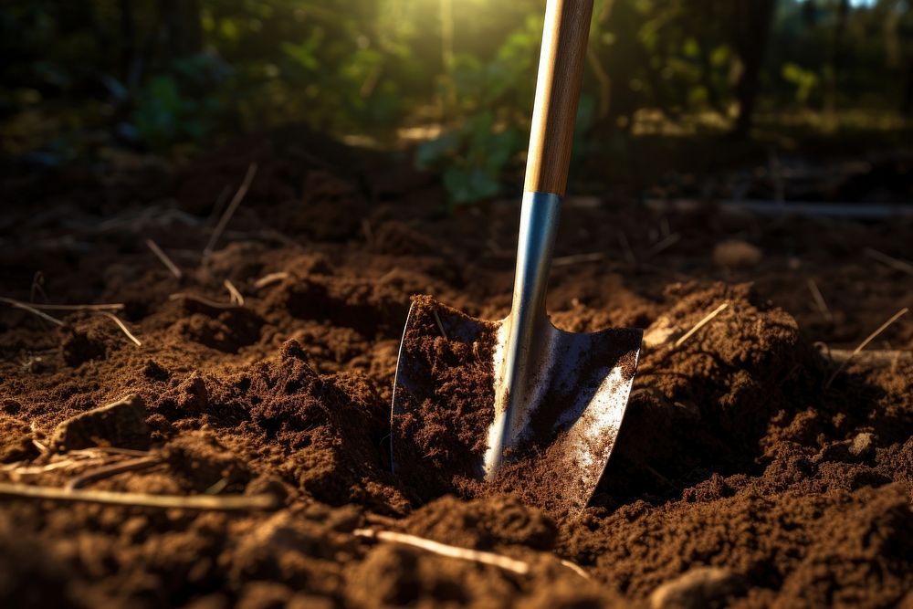 Shovel soil tool day. 