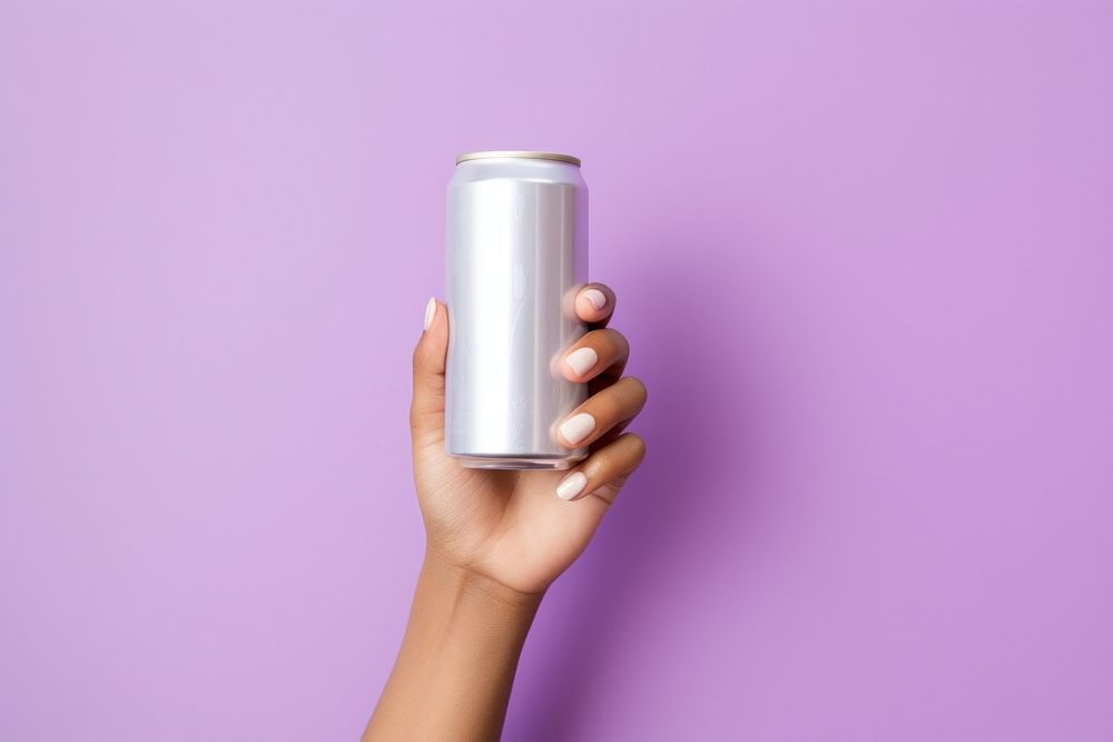 Holding purple soda hand. AI generated Image by rawpixel.