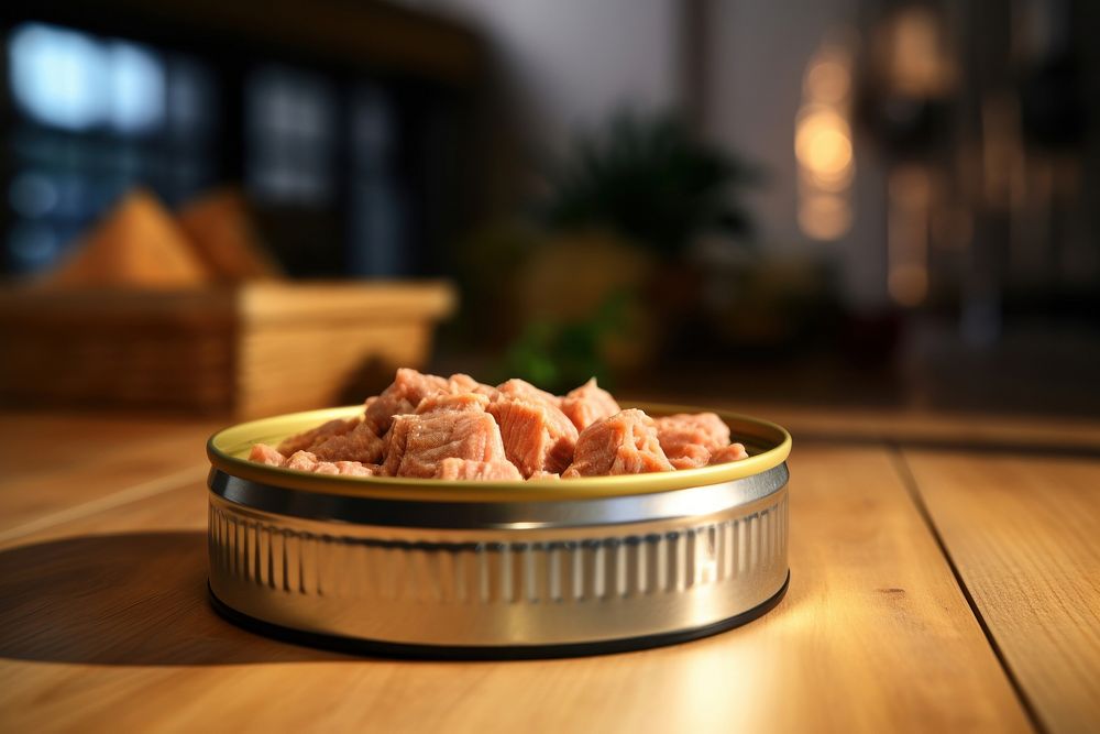 Pet food meat meal dish. AI generated Image by rawpixel.