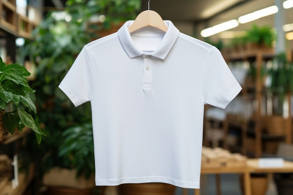 Blank clothing t-shirt sleeve coathanger. AI generated Image by rawpixel.