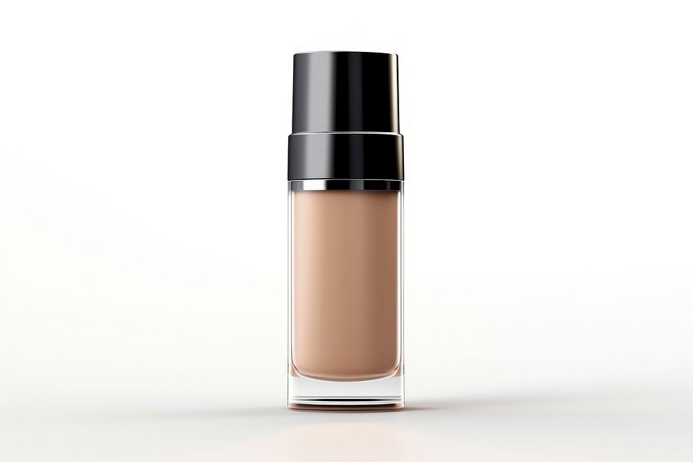 Bottle cosmetics white background lipstick. AI generated Image by rawpixel.
