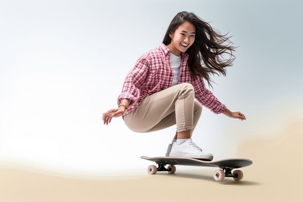 Skateboard sitting skateboarding exhilaration. AI generated Image by rawpixel.