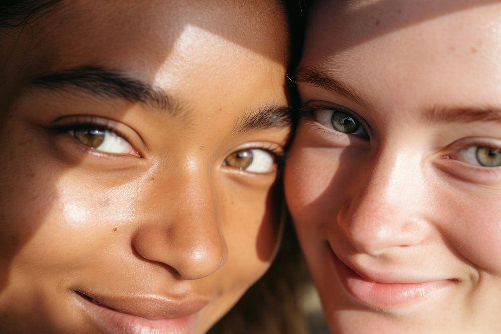 Skin photography portrait smiling. 