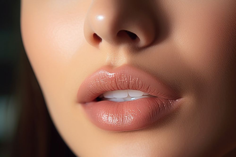 Skin lip perfection cosmetics. AI generated Image by rawpixel.
