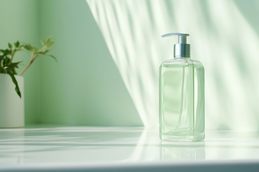 Cosmetics bathroom perfume bottle. AI generated Image by rawpixel.