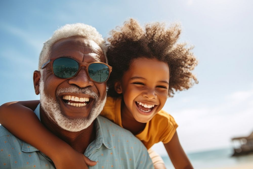 Cheerful laughing portrait glasses. 