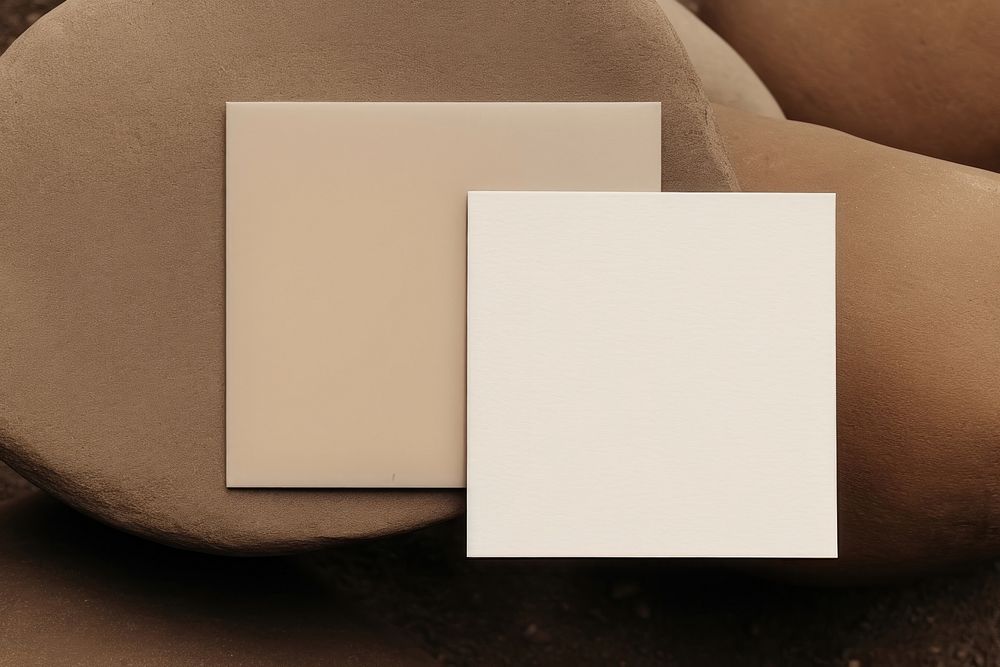 Invitation card brown paper backgrounds. AI generated Image by rawpixel.