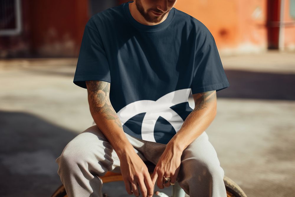 Graphic streetwear t-shirt, design resource